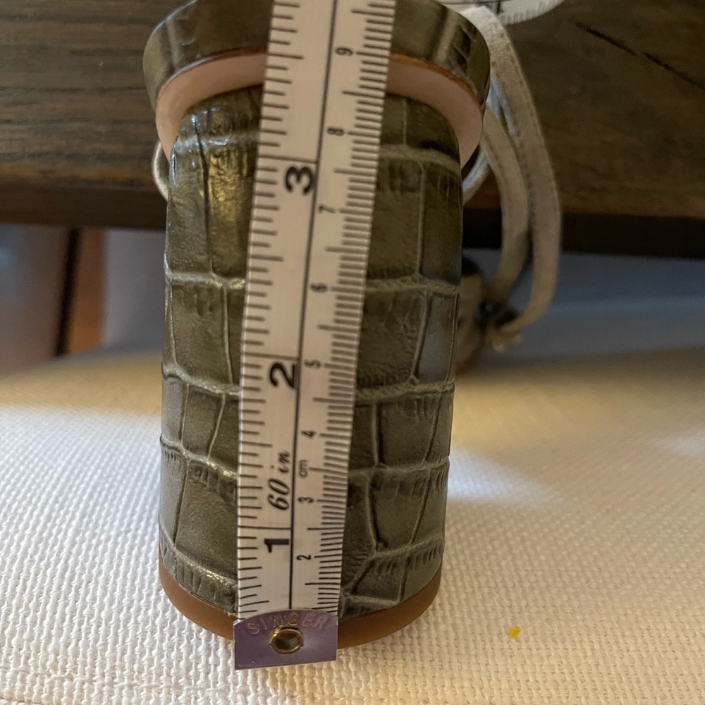 Sam Edelman Green sage suede heels 8.5 NWT - Picture 8 of 11